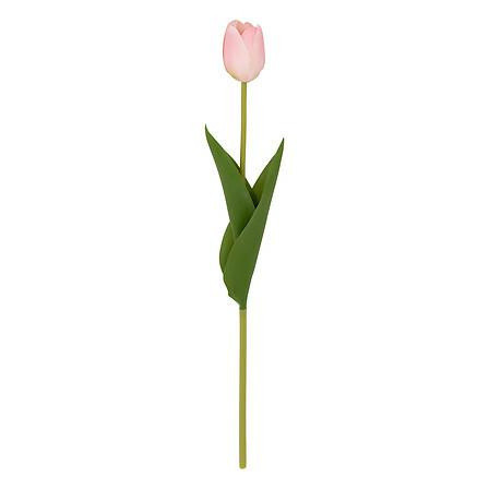 Sztuczny kwiat TULIPAN RÓŻOWY 48 cm wysokości z tworzywa