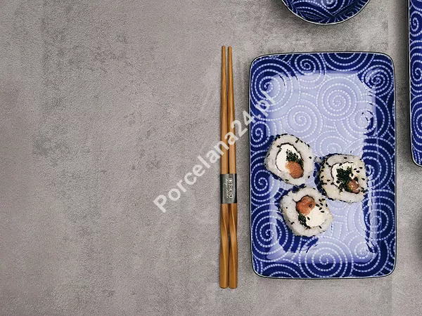 Zestaw do sushi dla 2 osób (4 el.) z pałeczkami Tokyo Design Studio - Kotobuki Karakusa 14347