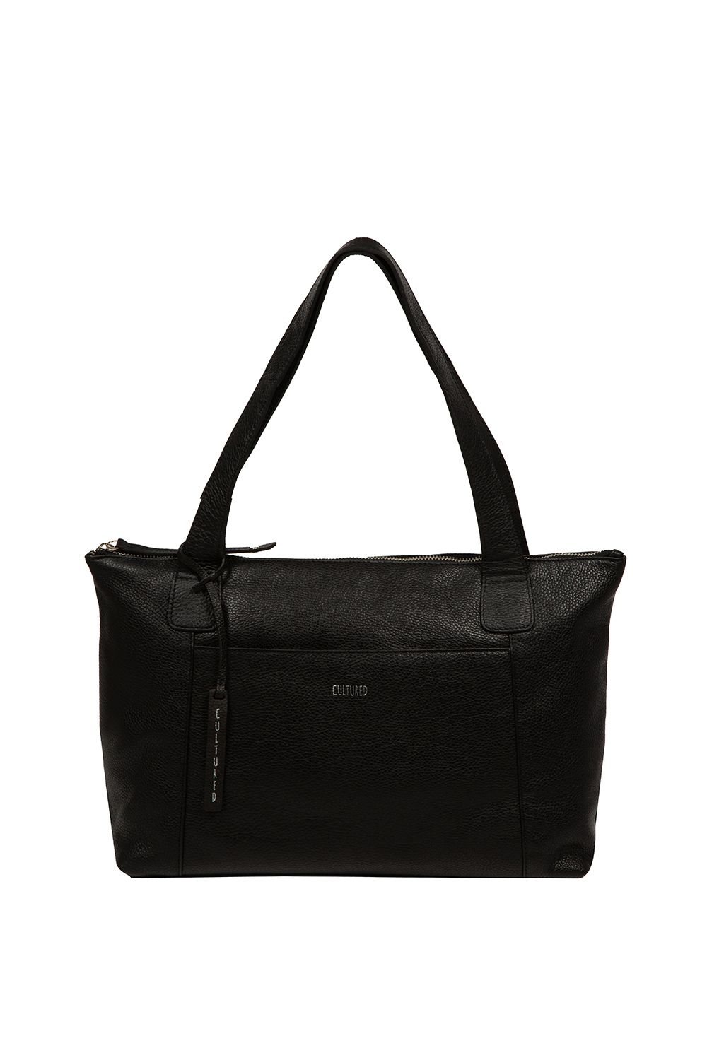 Cultured London Marina' Leather Tote Bag