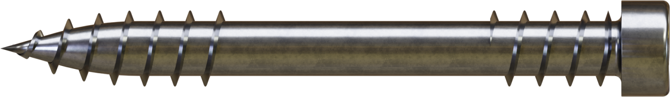 Wkręt do drewna ze stali nierdzewnej A2 WTNA2 ø5,3 x 50 mm , T25 STALCO PERFECT WTNA2-5.3*50
