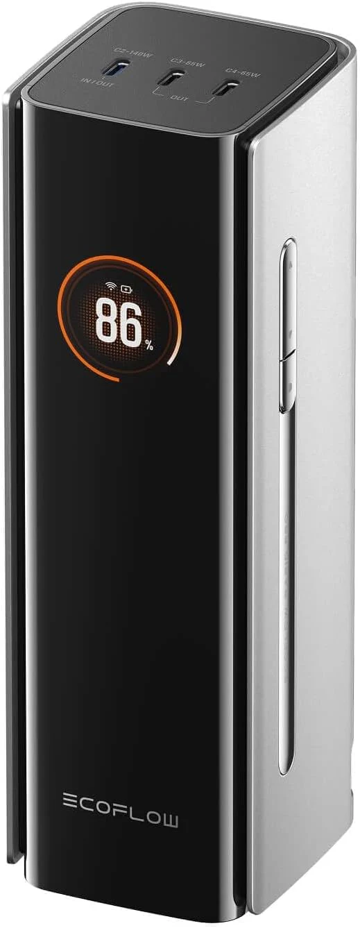 27650mAh 300W Portable Charger  Built-in 140W Cable, 4 Ports