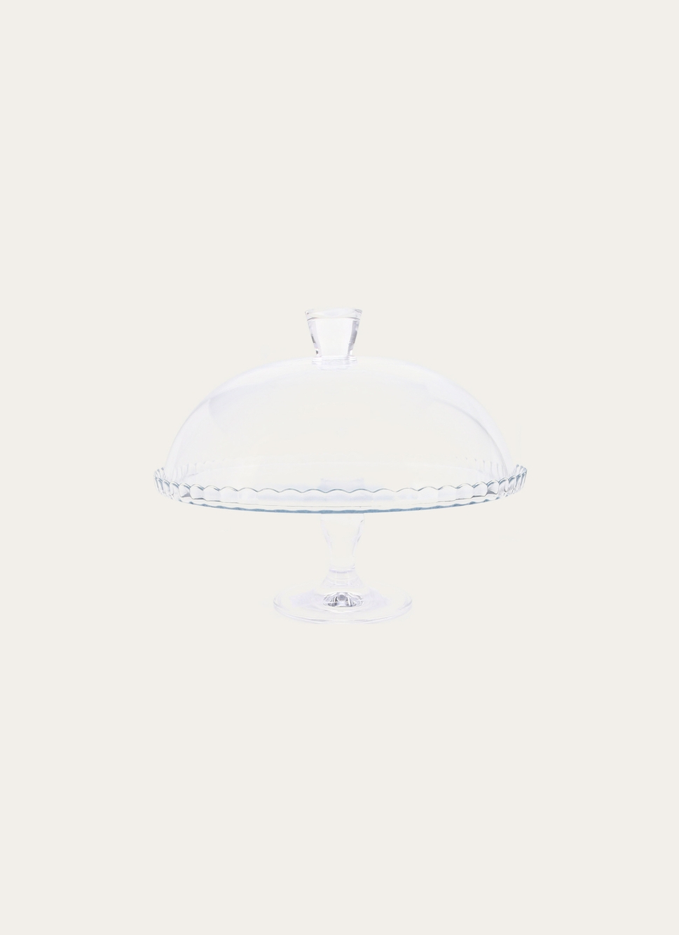 SERVITEUR à GÂTEAUX TRANSPARENT