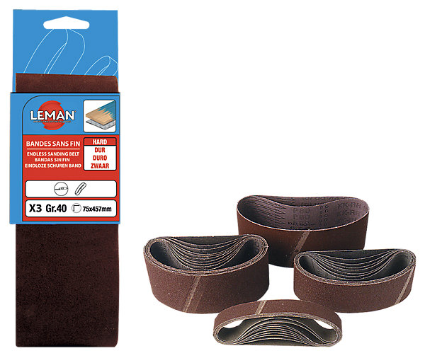 BANDE SANS FIN 150X1219 GR 60 CORINDON - 7112160 - LEMAN