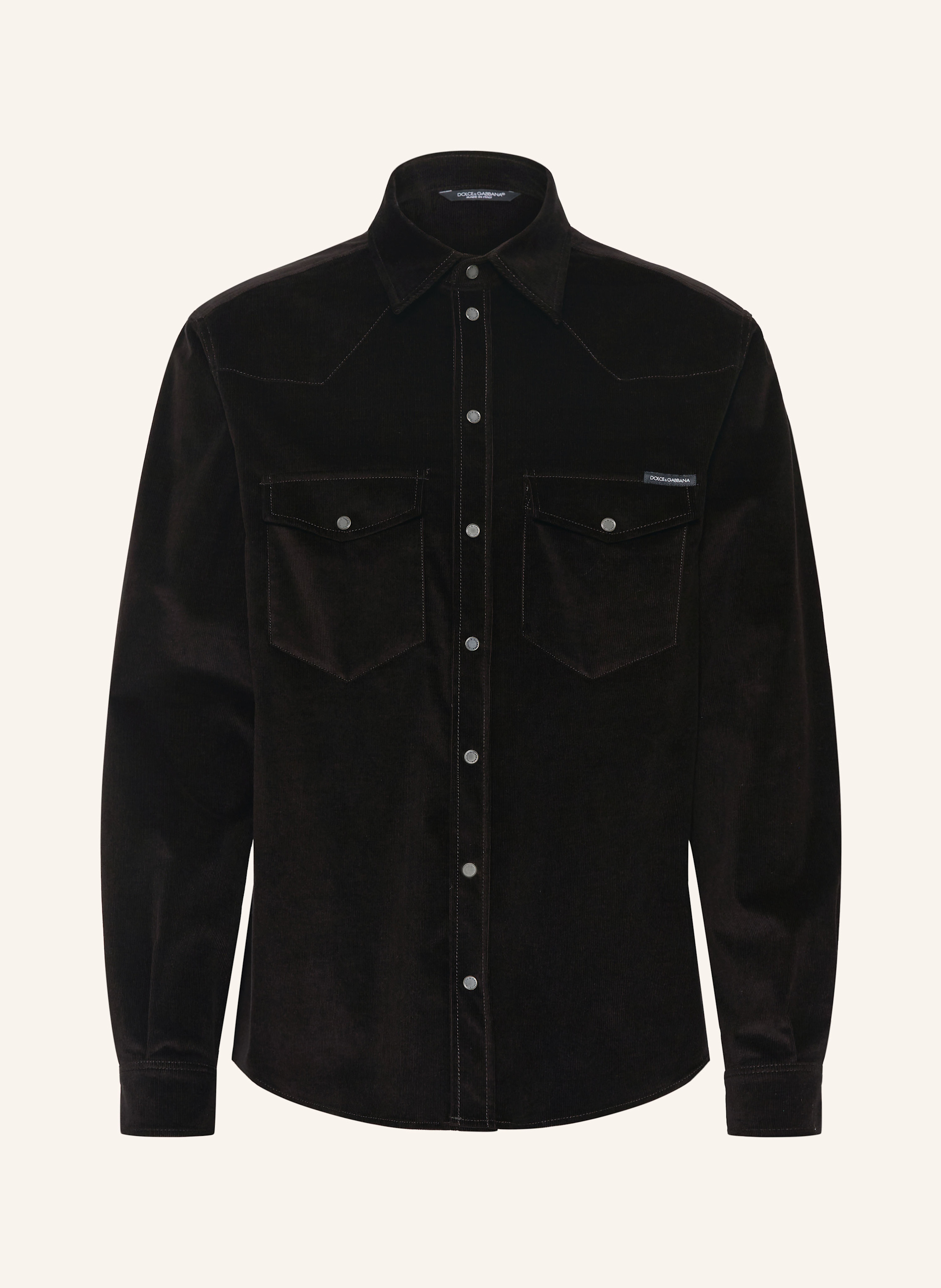 DOLCE & GABBANA Cordhemd Regular Fit