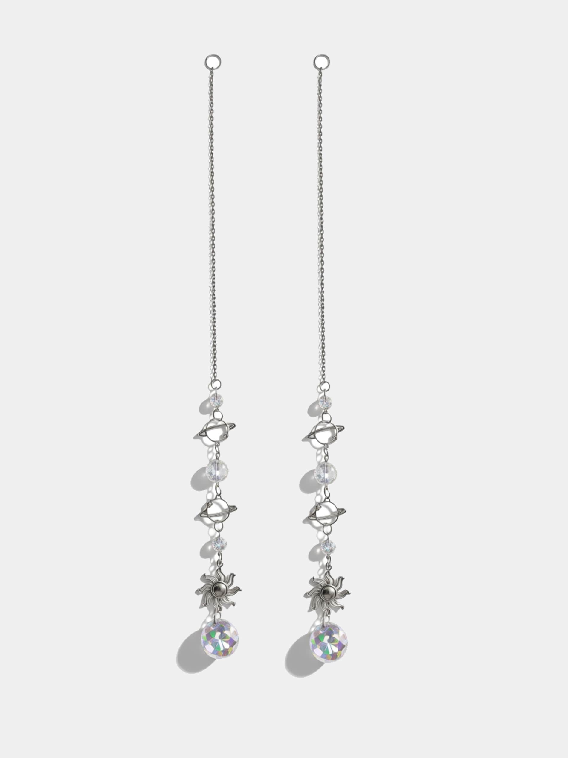 Wisząca dekoracja ogrodowa suncatcher z kryształami 2 pack