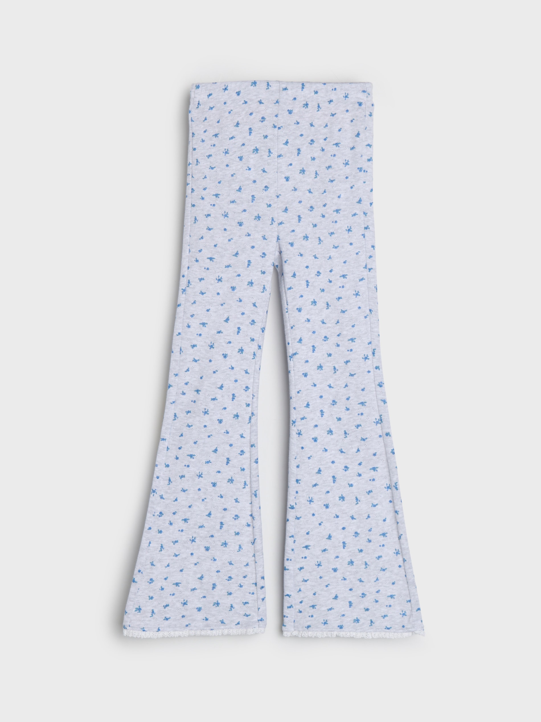 Legginsy flare ze wzorem