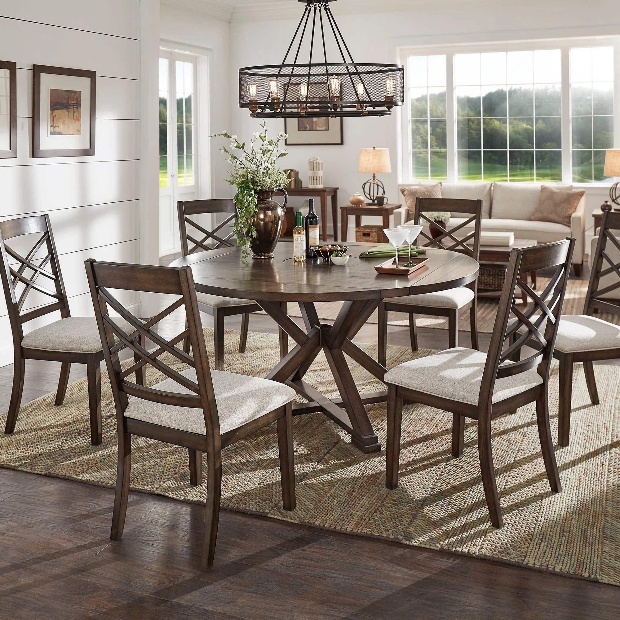 Garrison Espresso Convertible Dining Set by iNSPIRE Q Modern