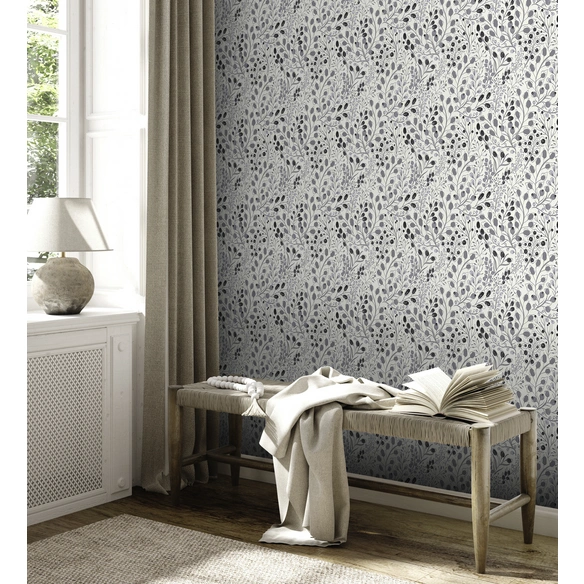 Vliestapete, BxL: 53 x 1005 cm, weiß/schwarz