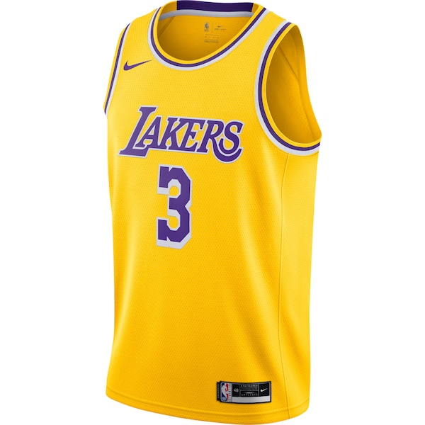 Anthony Davis Los Angeles Lakers Nike Swingman Jersey Gold - Icon Edition