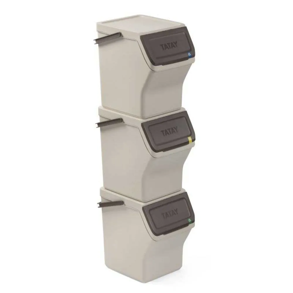 Tatay Stackable recycling bins 20L 3 units