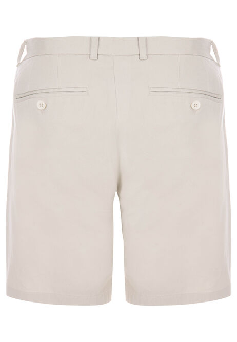 Mens Ecru Smart Chino Shorts