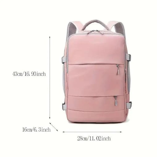 NNEOBA Large Capacity Women's Journey Backpack with Multifunction & Waterproof