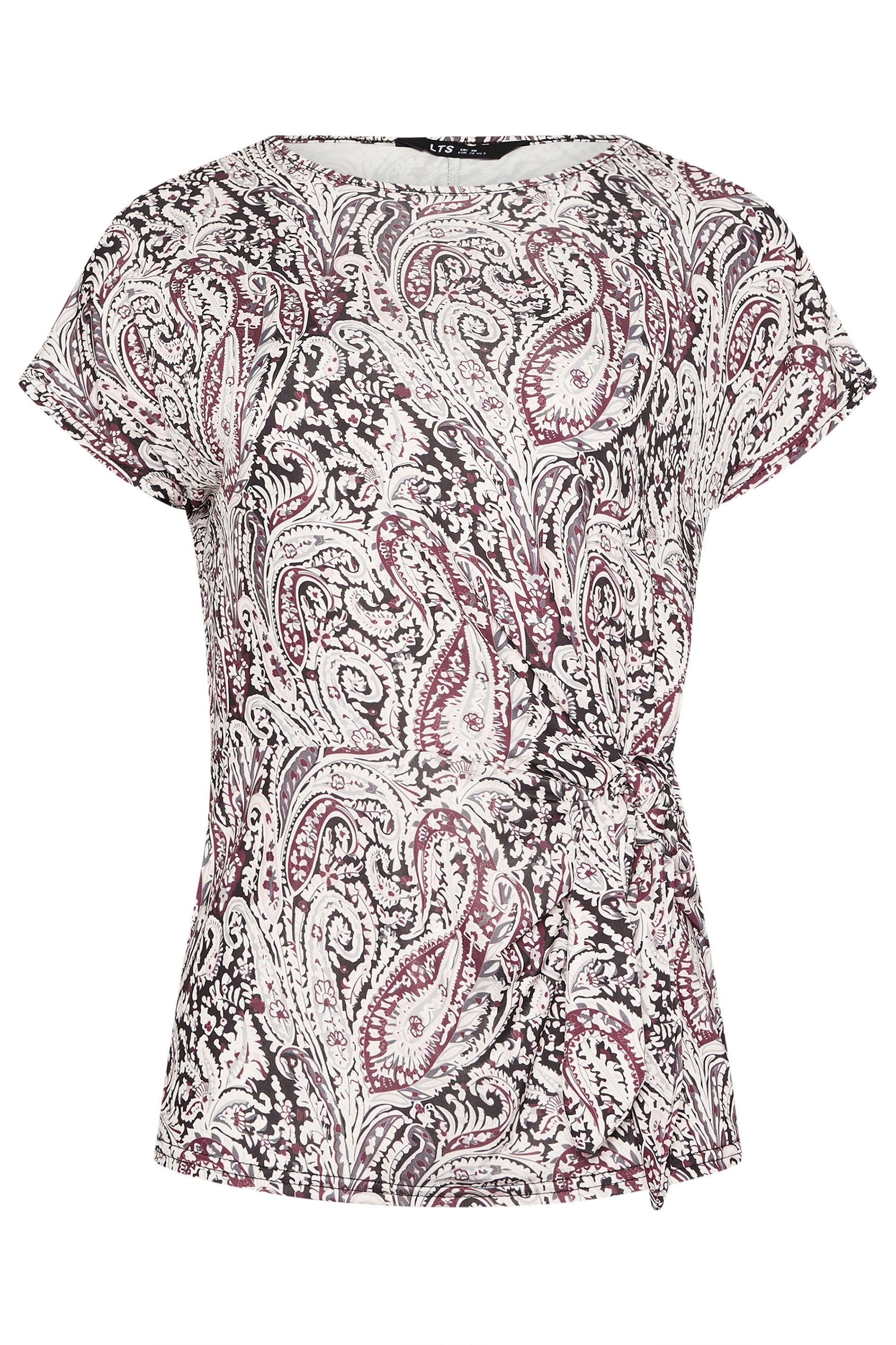 Long Tall Sally Tall Paisley Side Tie Top