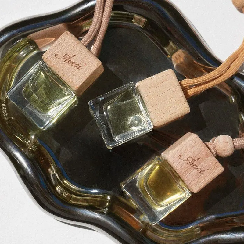 Unique Filipino-Inspired Car Diffuser – Luxury Scented Car Air Freshener | Long-Lasting Wooden Cap Oil Bottle