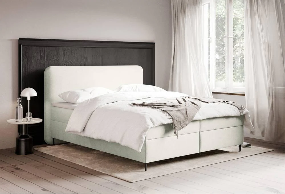 Boxspring Contero chenille 140 x 200 cm met opbergruimte