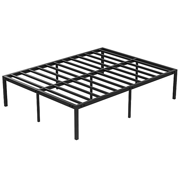Matelas à ressorts de 20 cm d'épaisseur   cadre de lit en métal de 160x200 cm