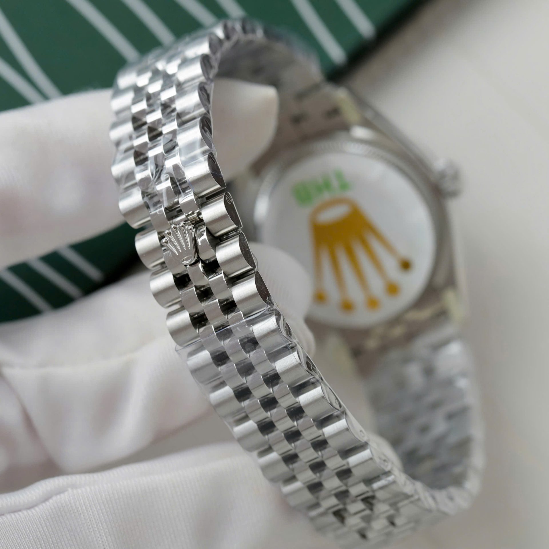 Rolex Datejust 316L Steel Wine Dial CZ Diamonds 31mm Jub THBF Replica