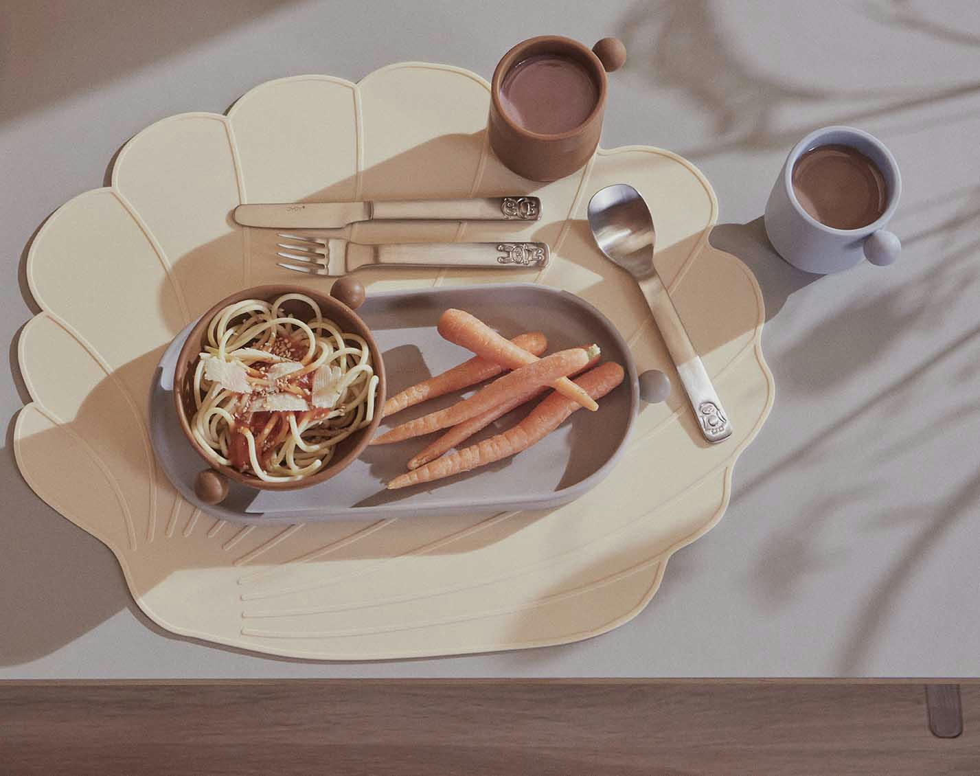 KOALA - Koala music mobile gris en coton et polyester H10,5x14,5x8cm