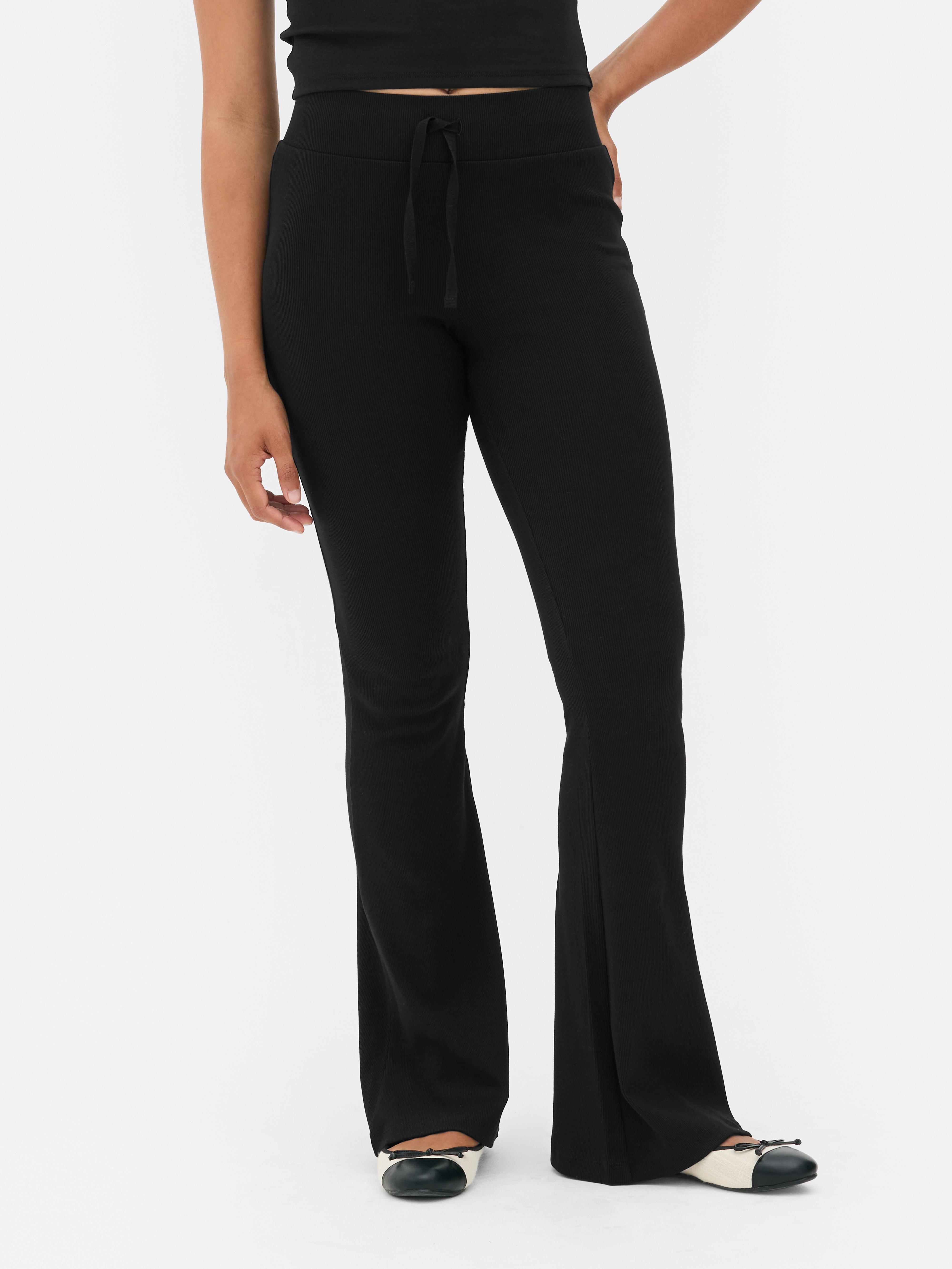 Ribbed Flare Leggings