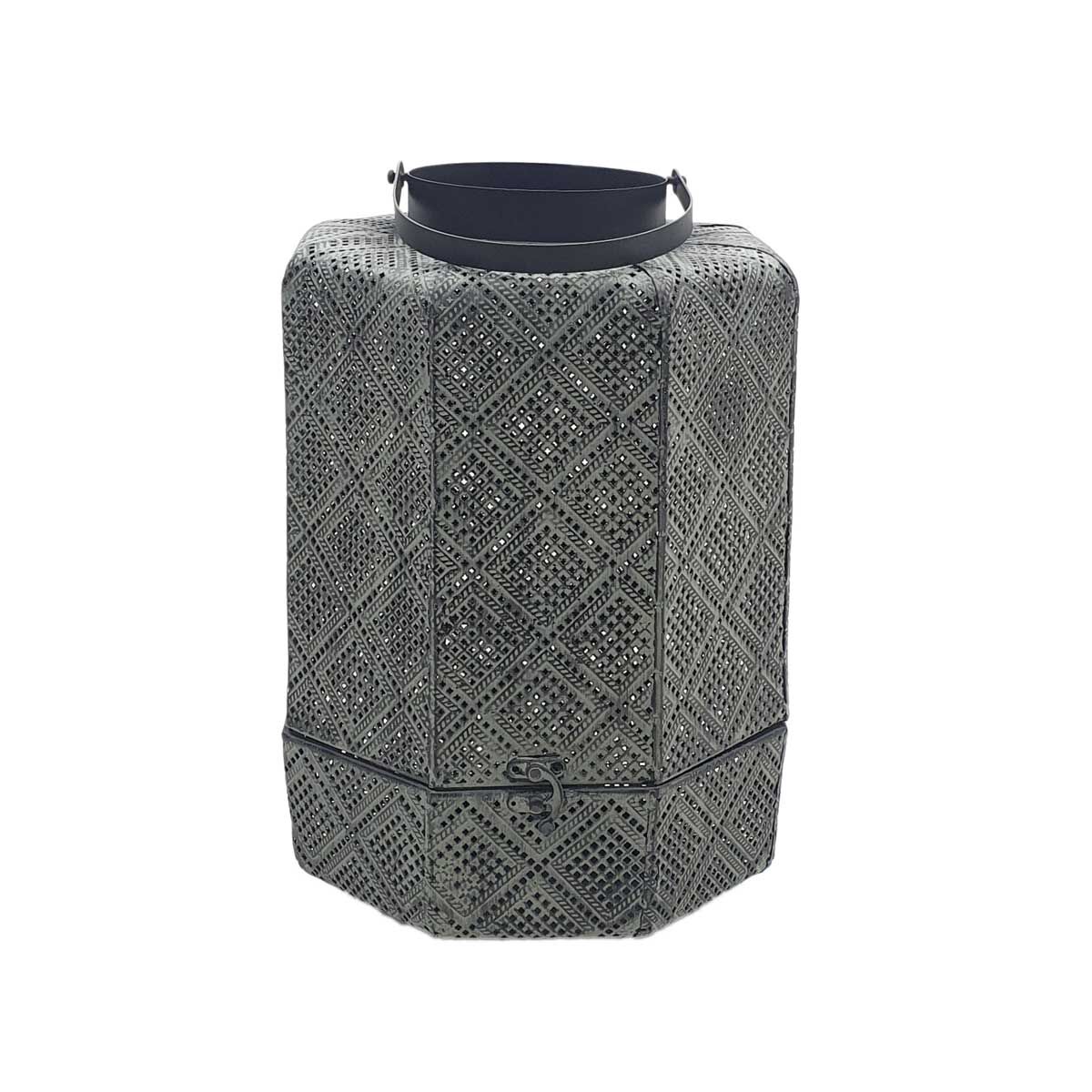 Lanterna com pega em metal 38,5cm