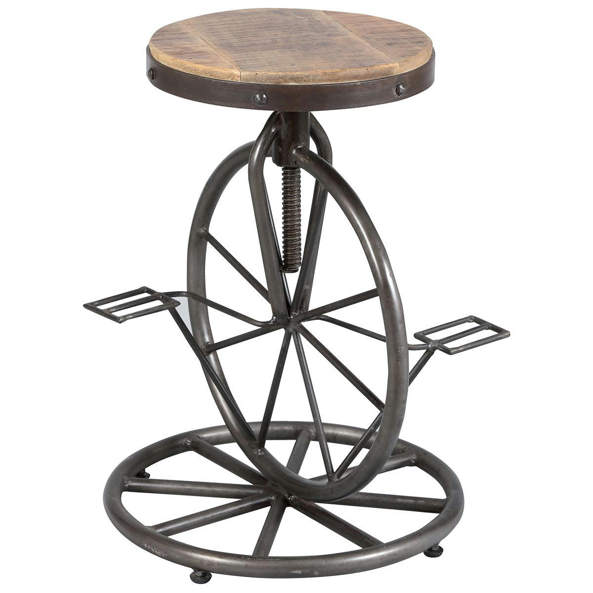 VIANEY - Tabouret  à crémaillère