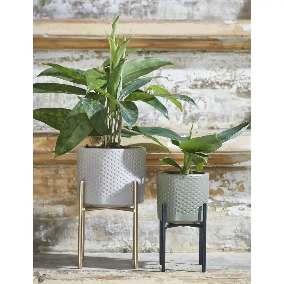 Mica Decorations Planten standaardje verhoger- H12 x B10 cm