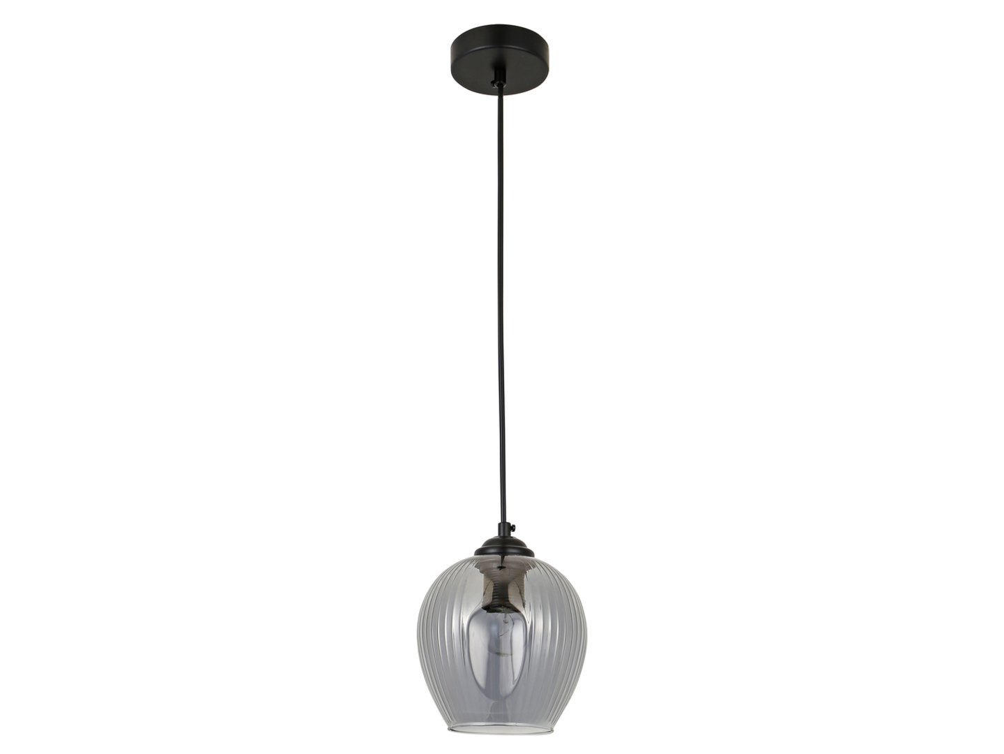 Lampa wisząca Hansen stalowa czarna