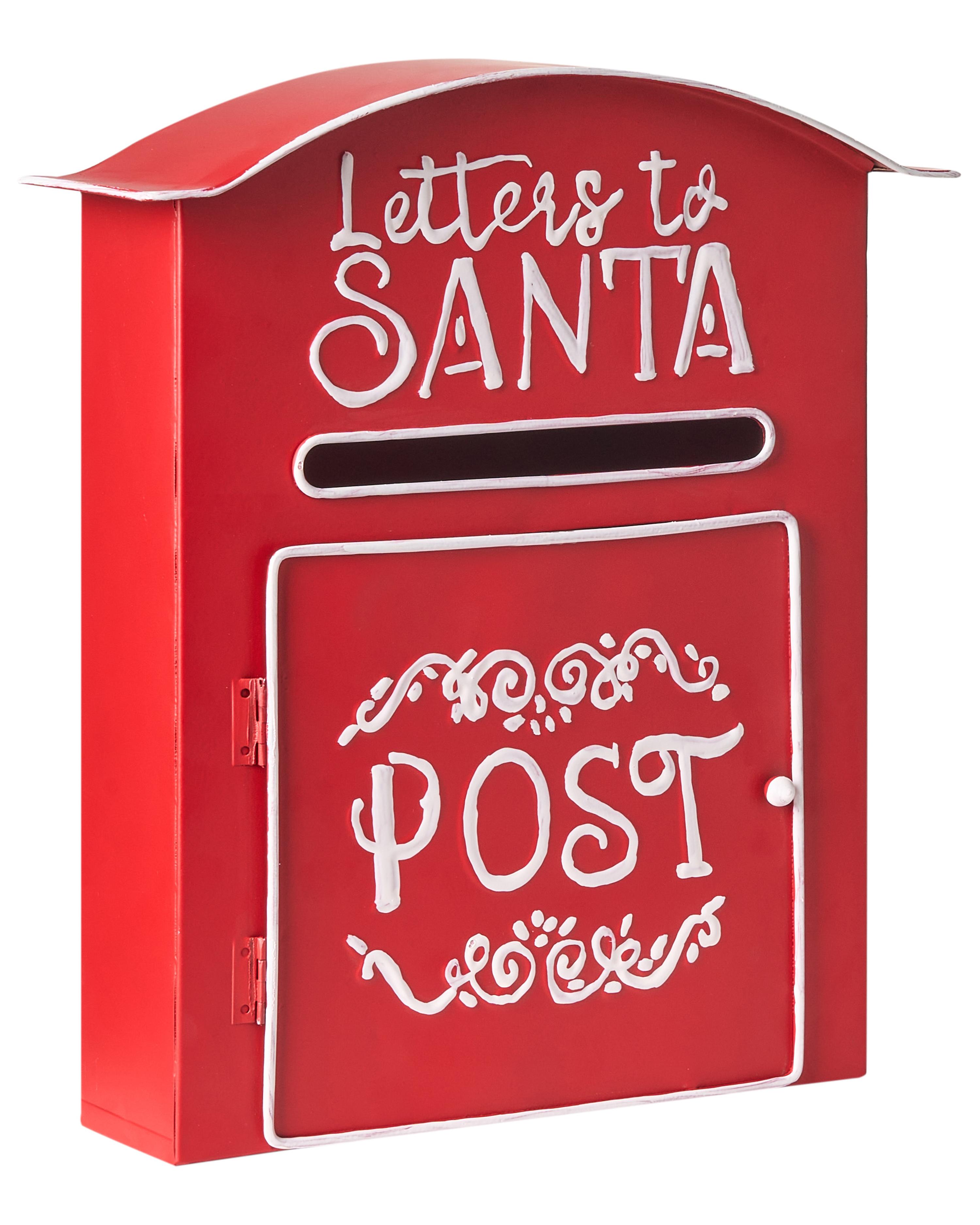 Santa Post Box ESPOO 30 cm Red
