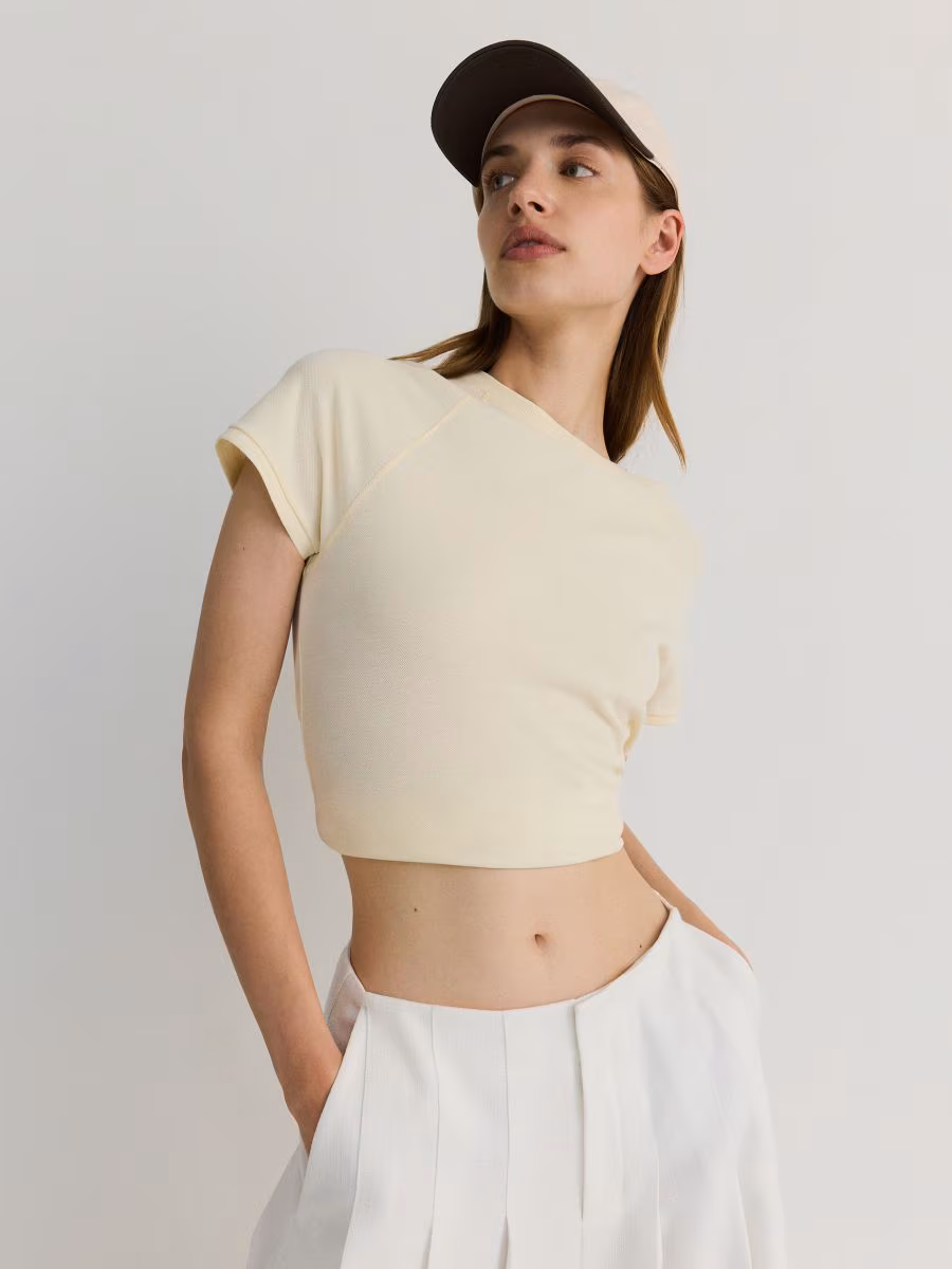 Cotton Cap With Embroidery