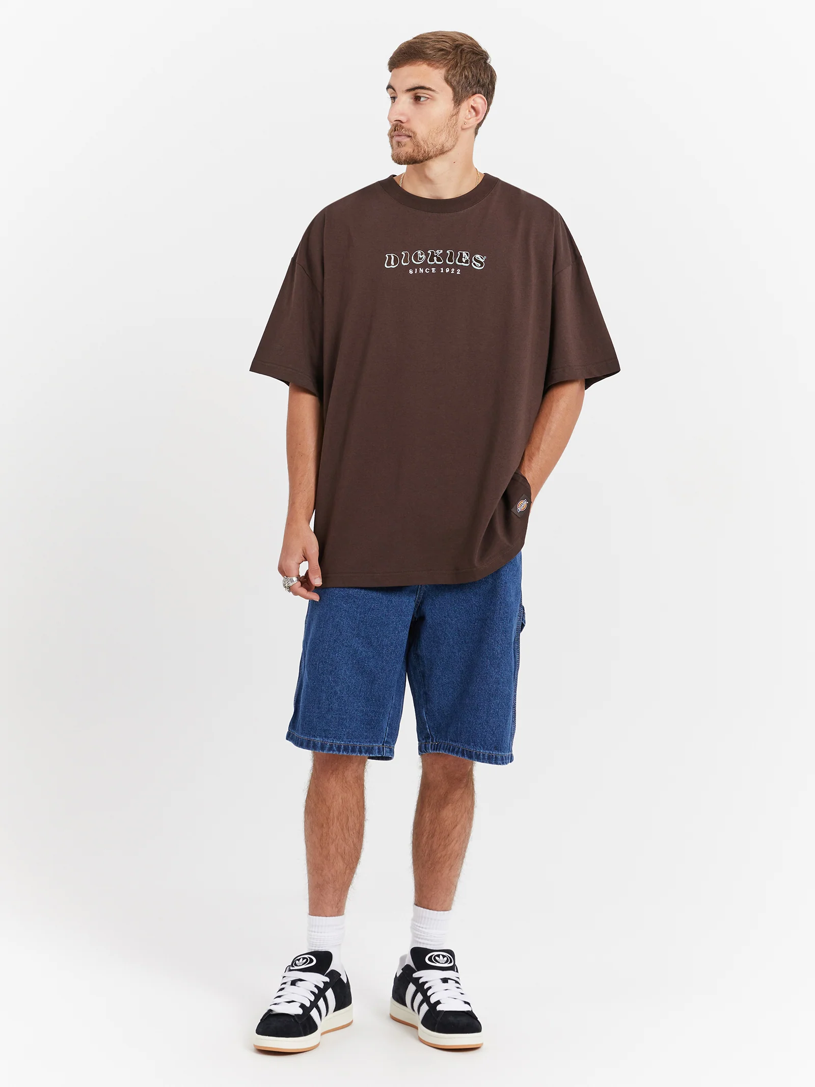11" Relaxed Fit Denim Shorts