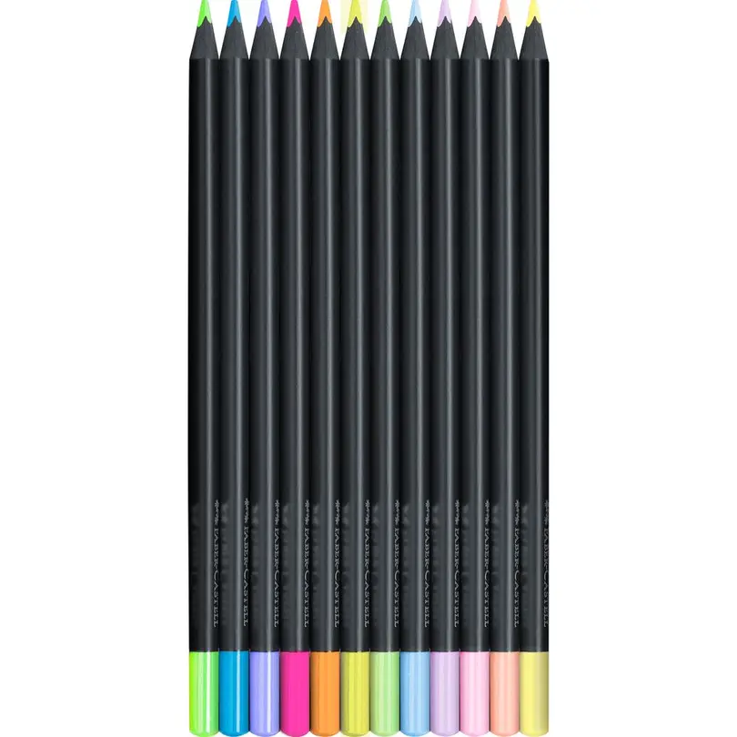 Farbstift-Set 12er-Set Black Edition