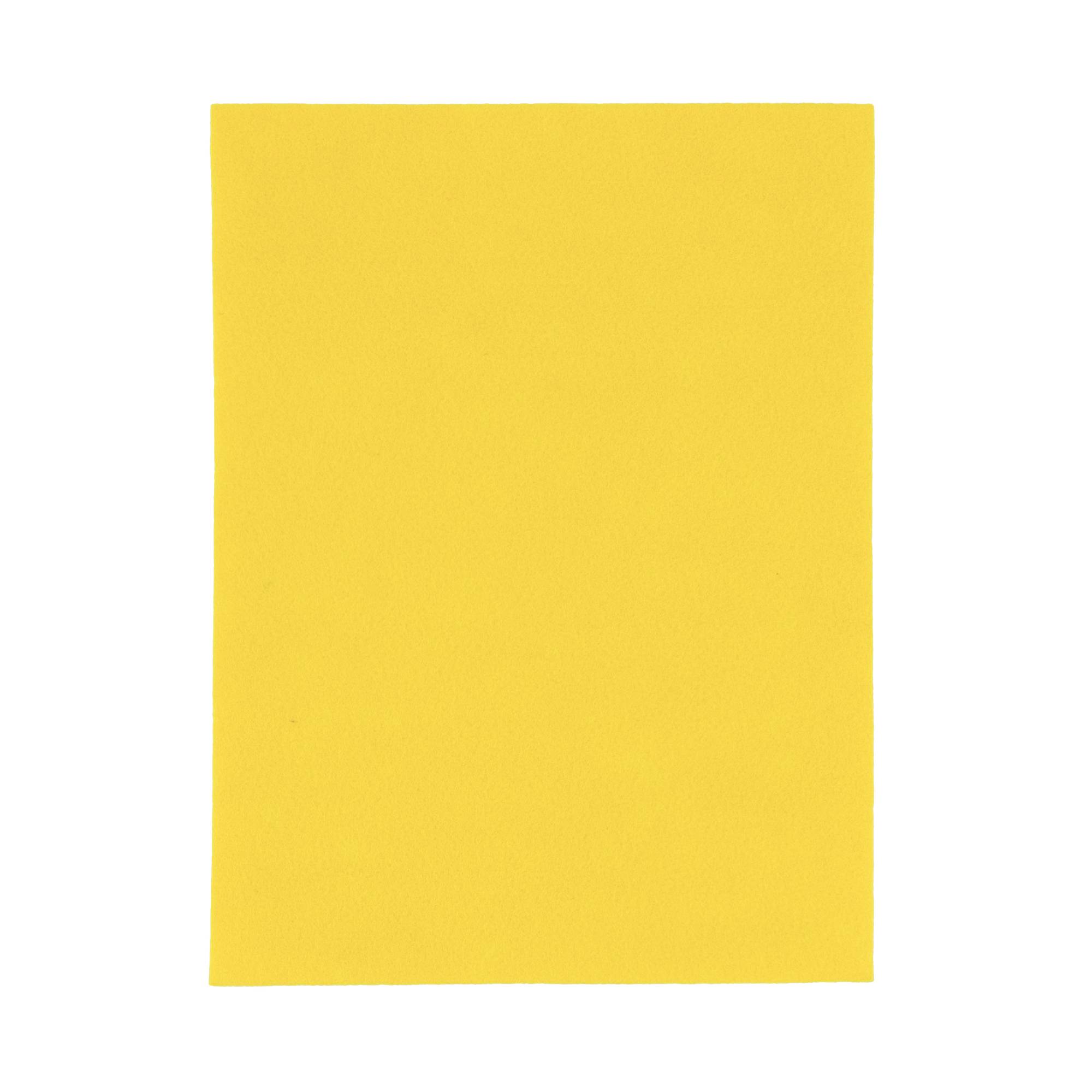 Yellow Self-Adhesive Felt Sheet 9 x 12 Inches
