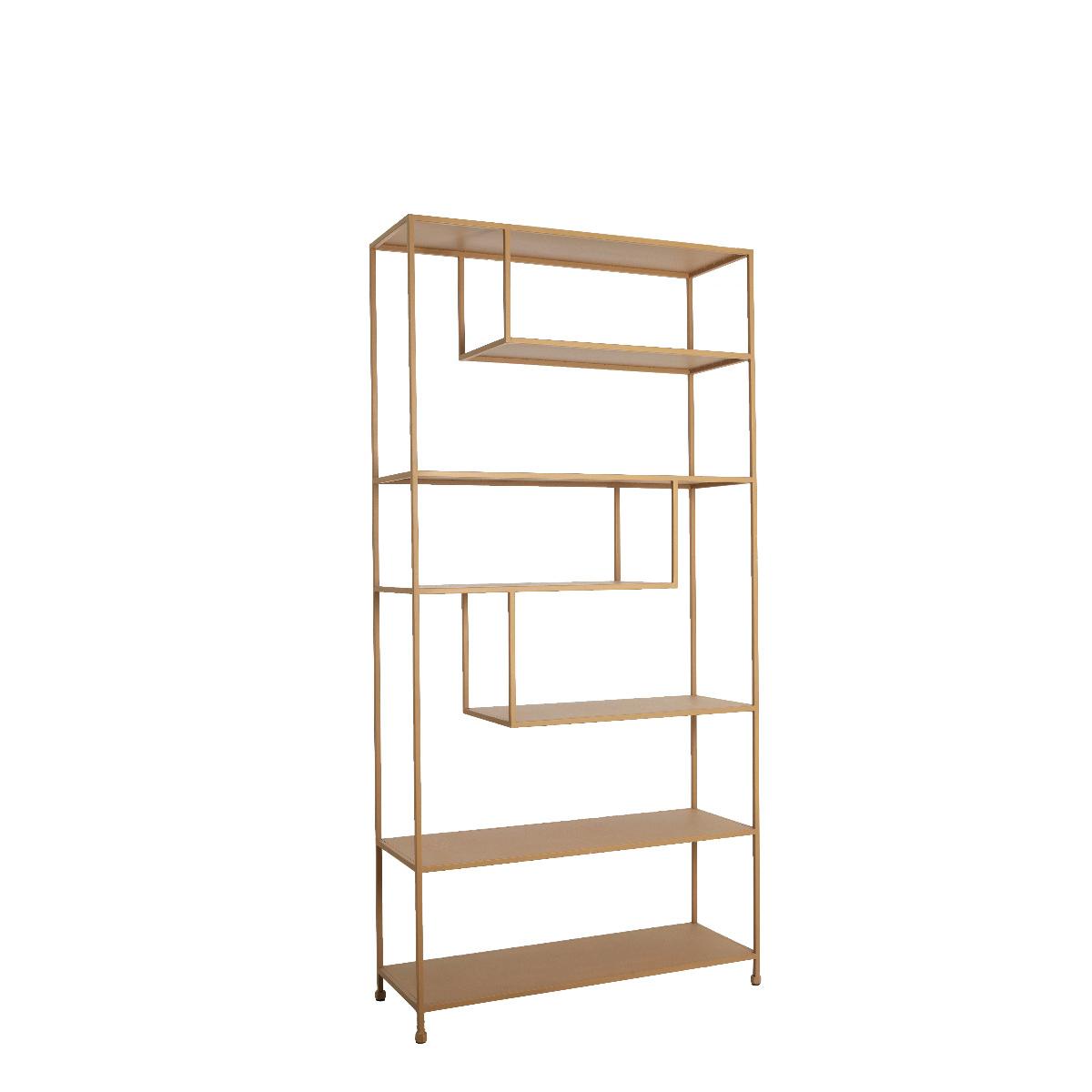 Light & Living - Ylaya stellingkast 100x35x203 cm - beige