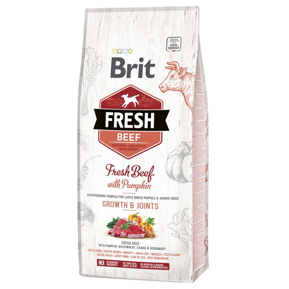 Brit Fresh beef with squash Puppy Large