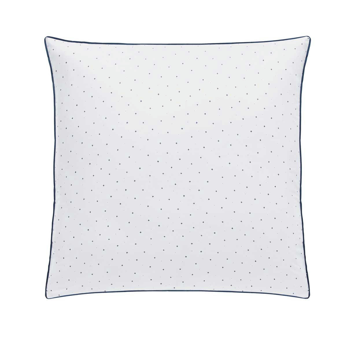 ZEPHYR - Taie d'oreiller en percale de coton bleu/vert 65x65