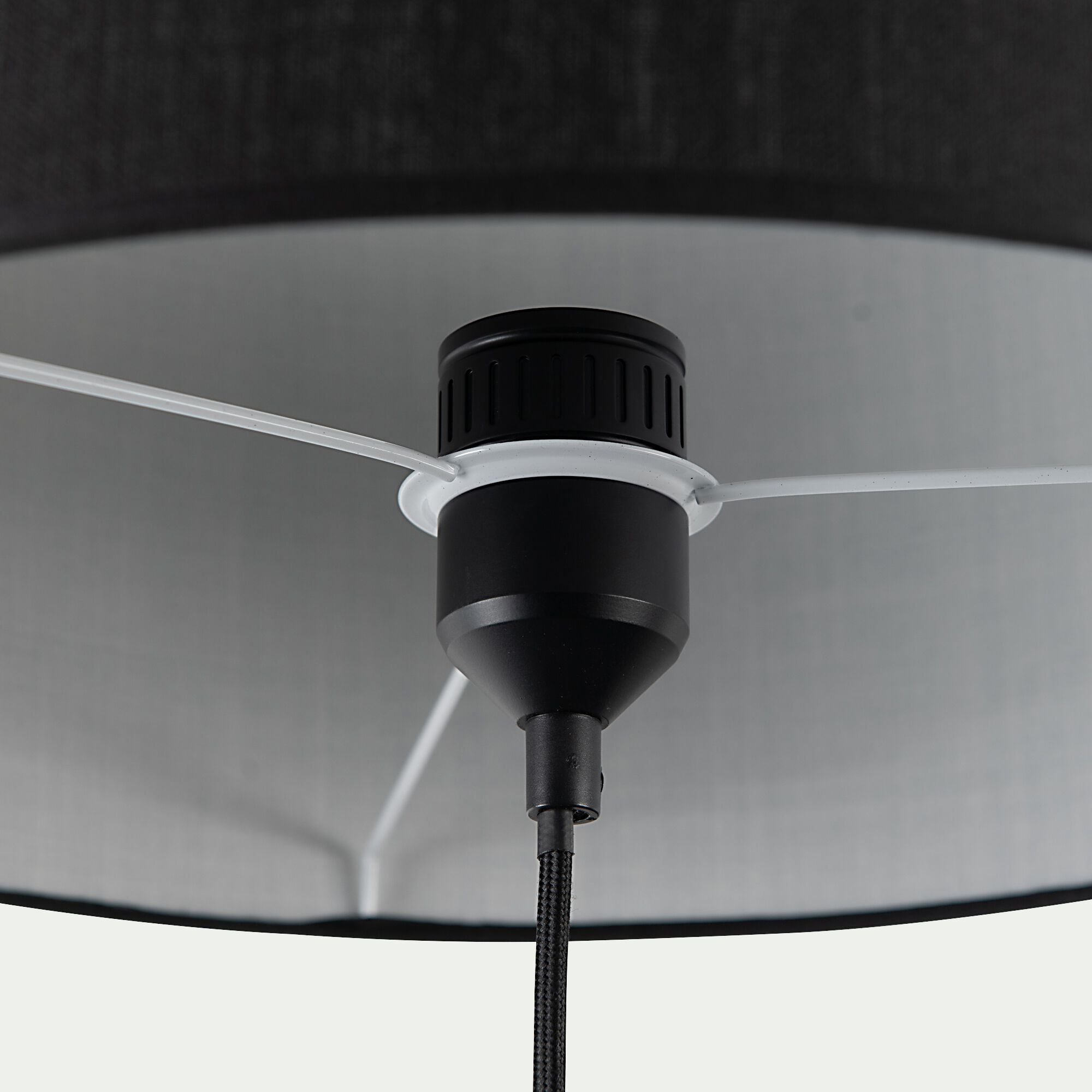 NANS - Pied de lampe à poser - noir H37,2cm