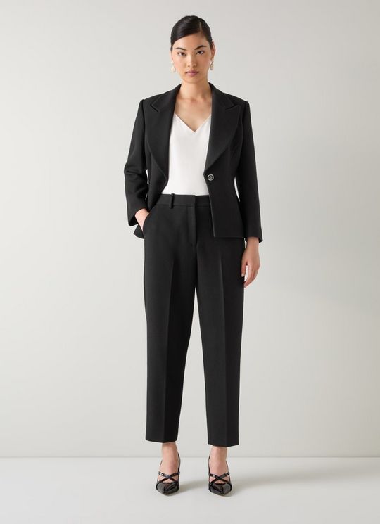Rosa Black Slim Trouser