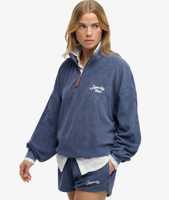 Heritage Terry Half Zip Sweatshirt