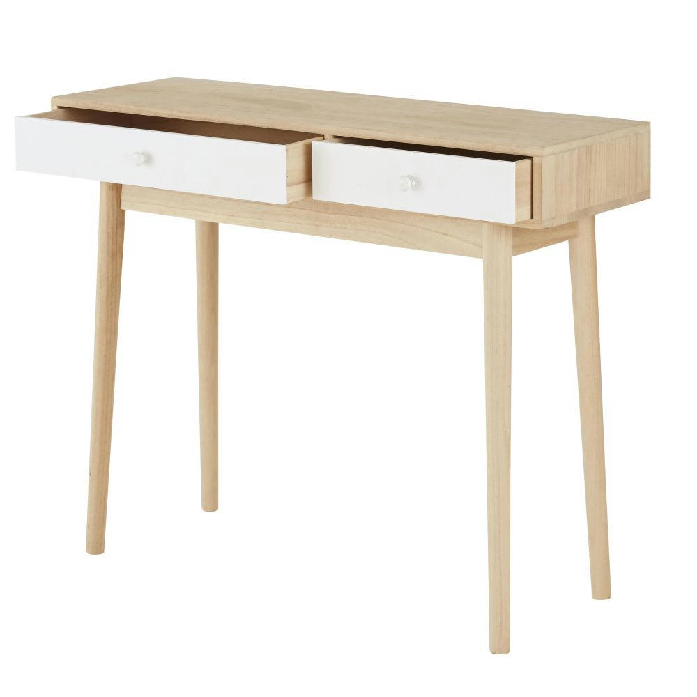 Spring - Console 2 tiroirs bicolore