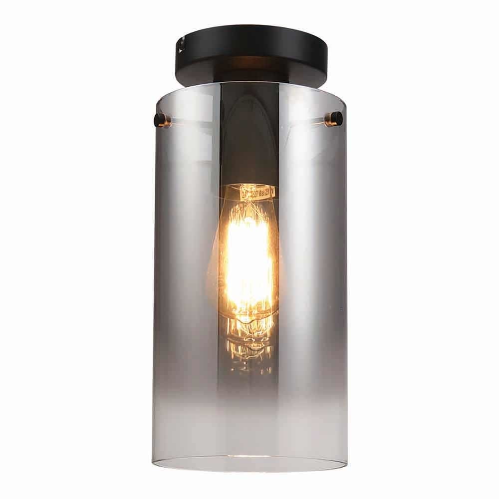 Freelight plafondlamp Ventotto - 1 lichts - 15 x 33  cm - zwart