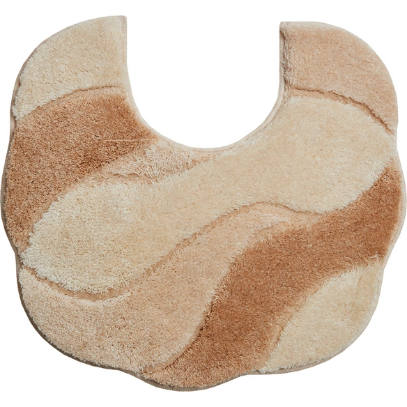 Badematte »Carmen«, BxL: 50 x 55 cm, beige, aus 100% Polyacryl