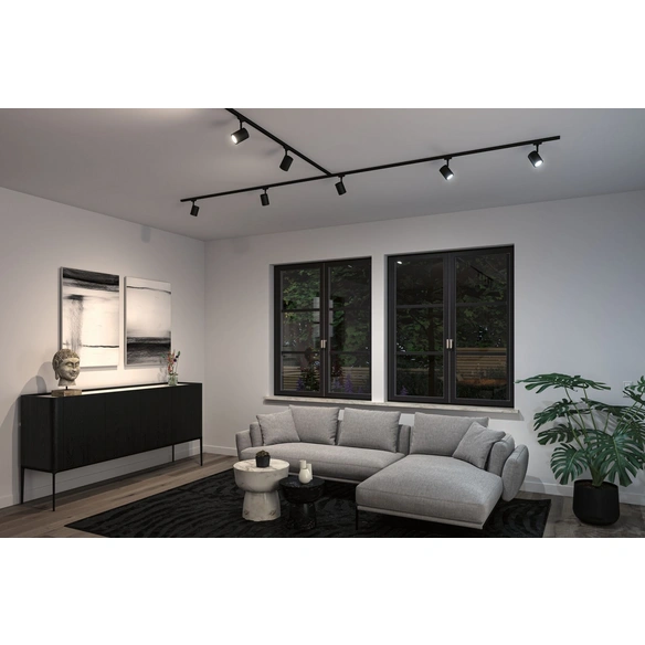 Spot »URail«, 4,8 W, Kunststoff, schwarz, RGBW, GU10