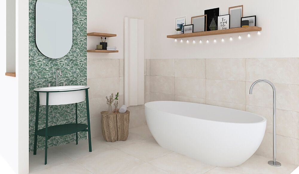 FLIS FLORA MARBLE CREAM RT 60X60CM 1,44M²/KRT