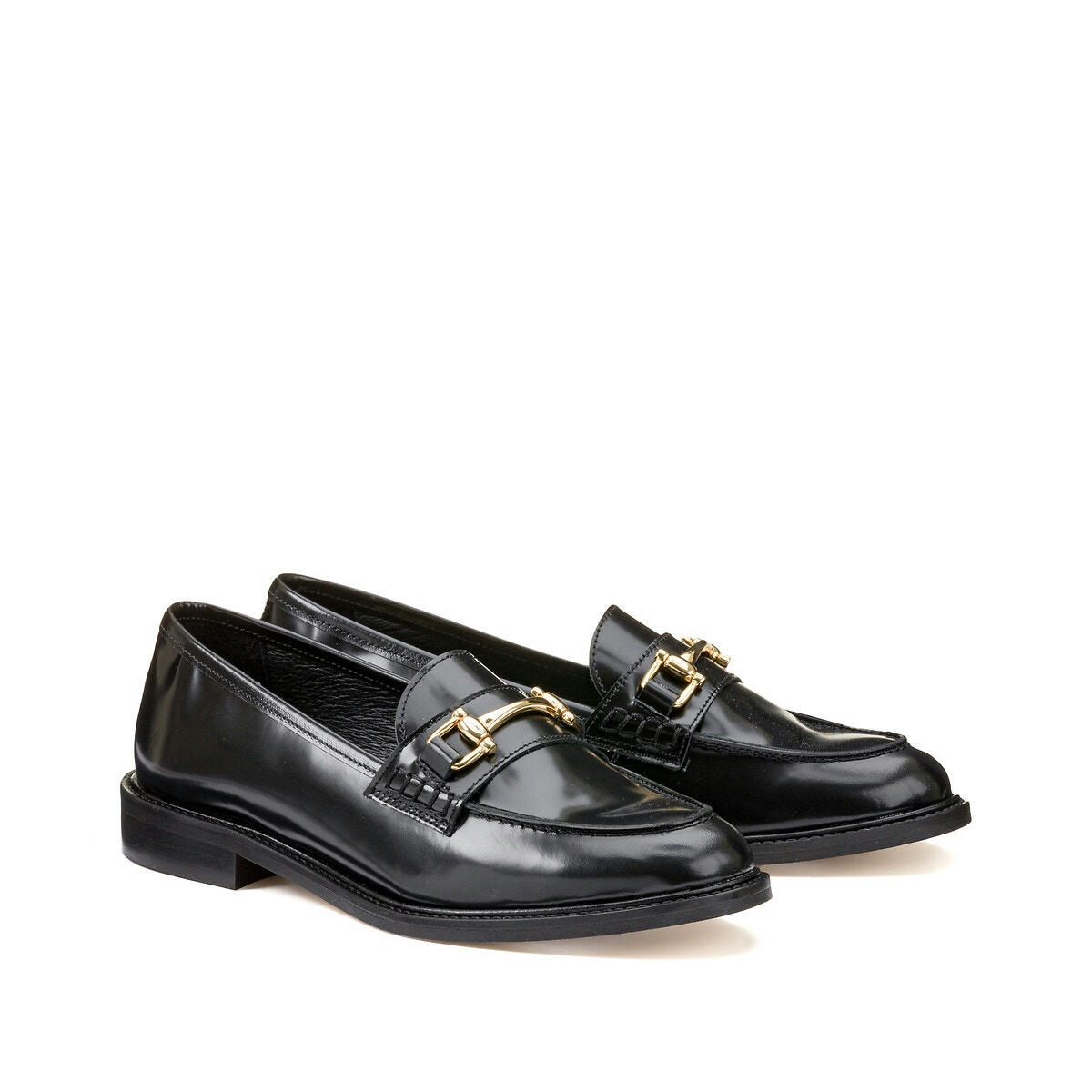 Mocassins Signature en cuir, avec morsetti