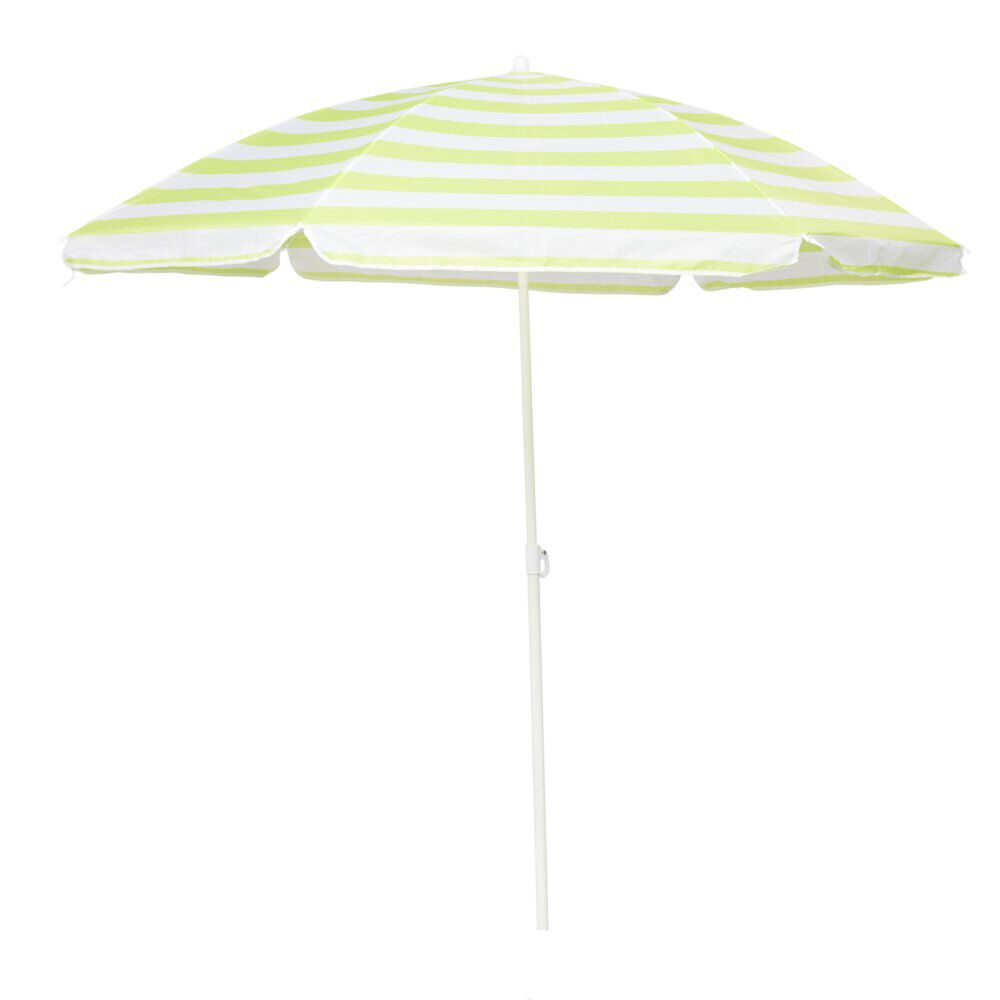 Parasol de plage rayé Ø160xH190cm (3 modèles)