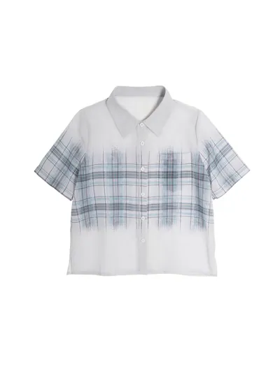 Printed Chiffon Shirt - 26SDT109D