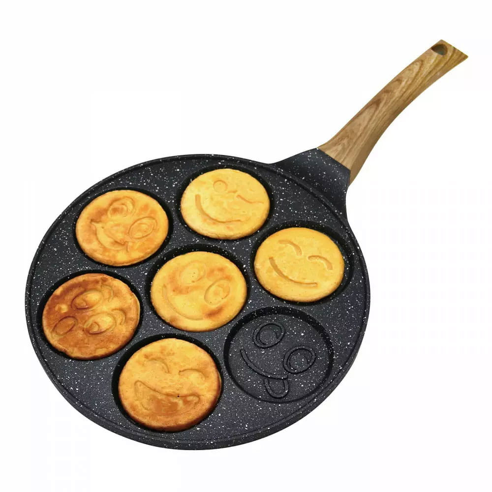Patelnia do naleśników placków jajek 26cm pancake buźki KINGHOFF