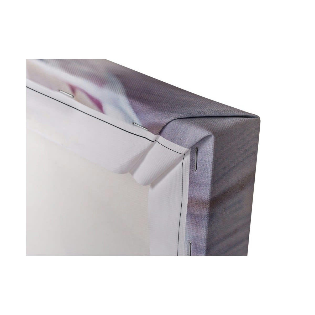 PONTON - Tableau sur toile ponton et montagne 45x65cm