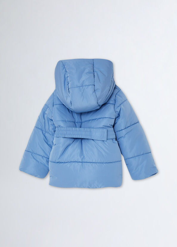 Cappotto imbottito con marsupio