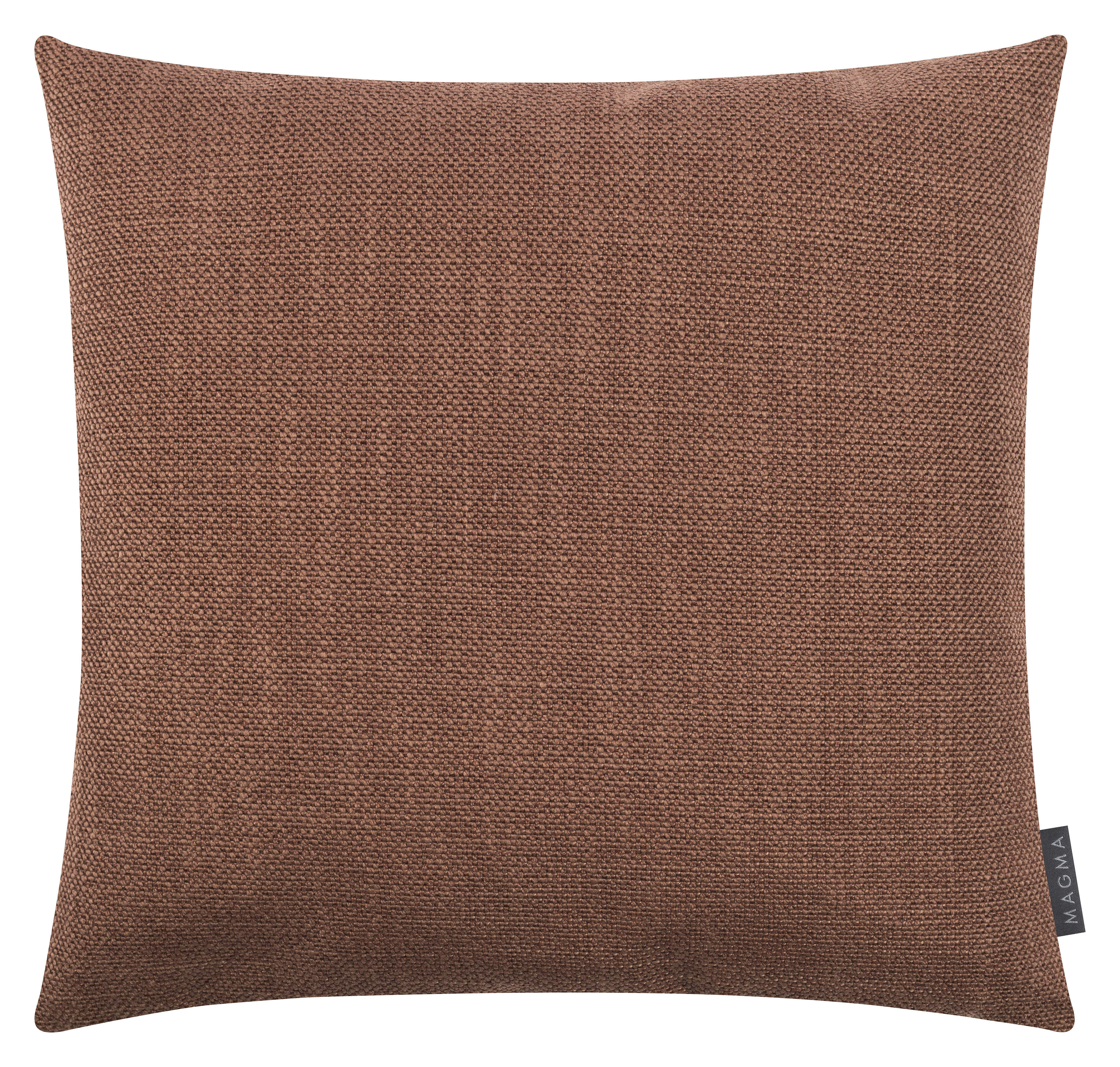 AUSTIN - Housse de coussin jacquard uni brique 50x50